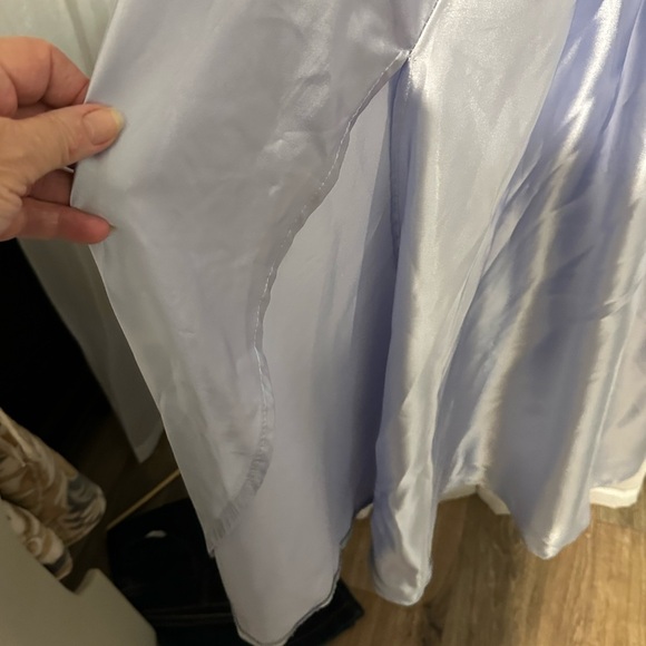 Source Unknown Lavender Satin Maxi Dress - Picture 4 of 6